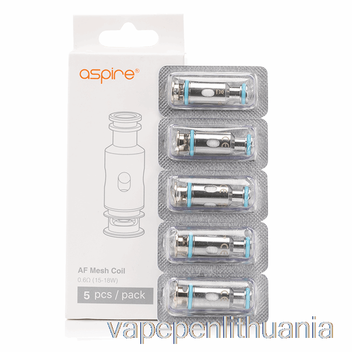 Aspire Af Pakeitimo Ritės 0,6ohm Tinklelio Ritės Vape Skystis